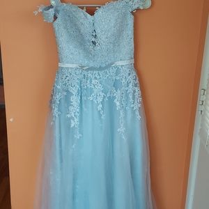 Powder Blue special occasion dress size 8